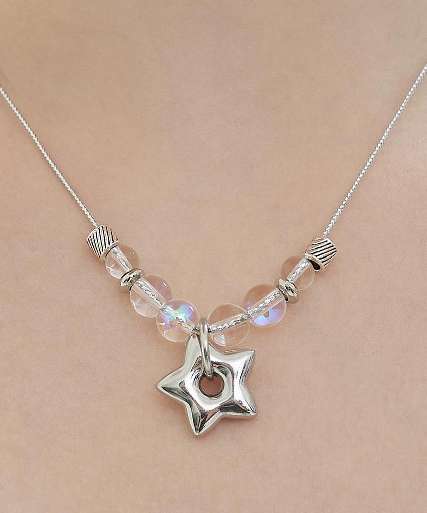 Vvv Star Aurora Beaded String Necklace