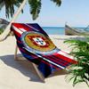 Royal Emblem Design beach towel beach Beach towel for vacation photos Absorbent bath towel seaside Outdoor pool towel Outdoor picnic beach mat