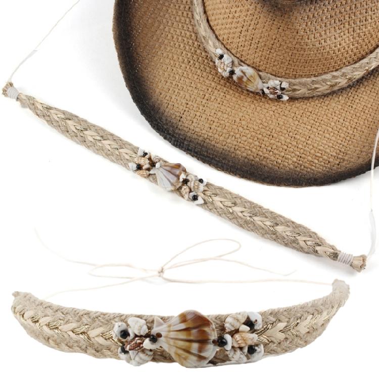 Adjustable Beach Hat Band for Straw Hat Ethnic Sun Hat Bands Hat Accessories
