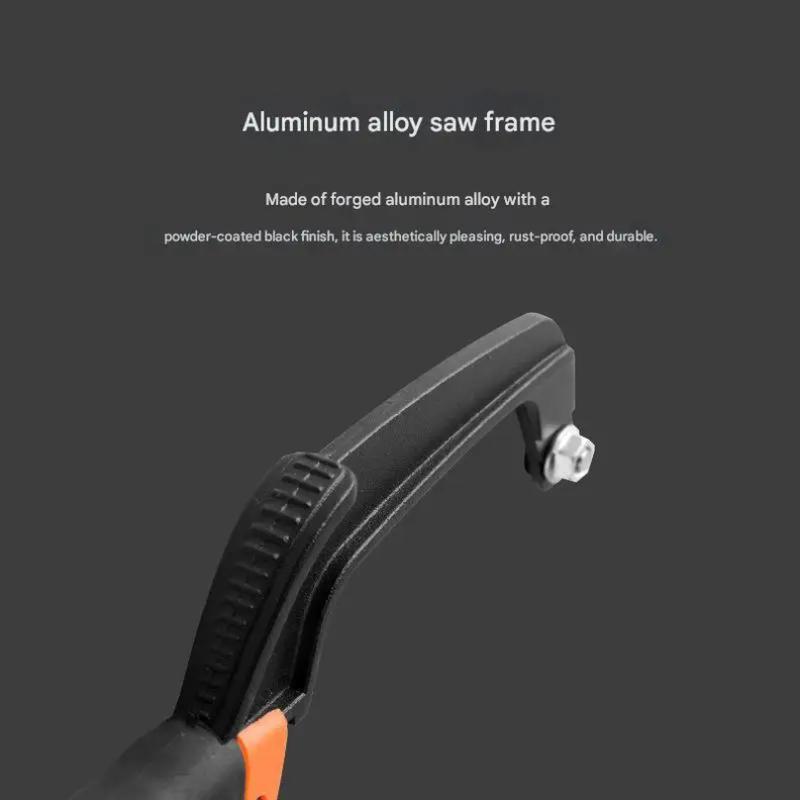 Mini Metal Saw with Extra 1 Piece Bi-Metal  Blade, Aluminum Small Hack Saw for Wood Plastic