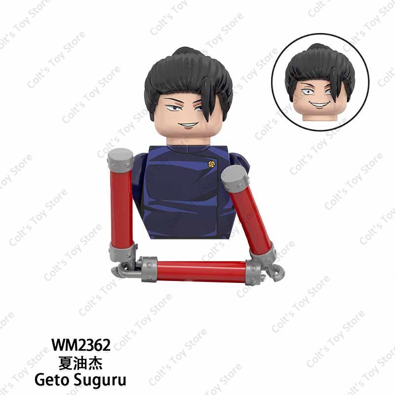 NEW Jujutsu Kaisen Toys Satoru Gojo Itadori Yuji Mini Action Figures Building Blocks Classic Japan Anime Dolls Model Kids Gifts