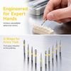 FG 1.6mm Shank Diamond Polishing Burs Extra Fine Grit Fine Ring Burs  Detailed Finishing