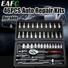 46PCS Car Repair Tool Ratchet Torque Wrench Spanner Screwdriver Socket Set Combo Tools Kit Bicycle Auto Repairing Tool Mechanic Tool Set