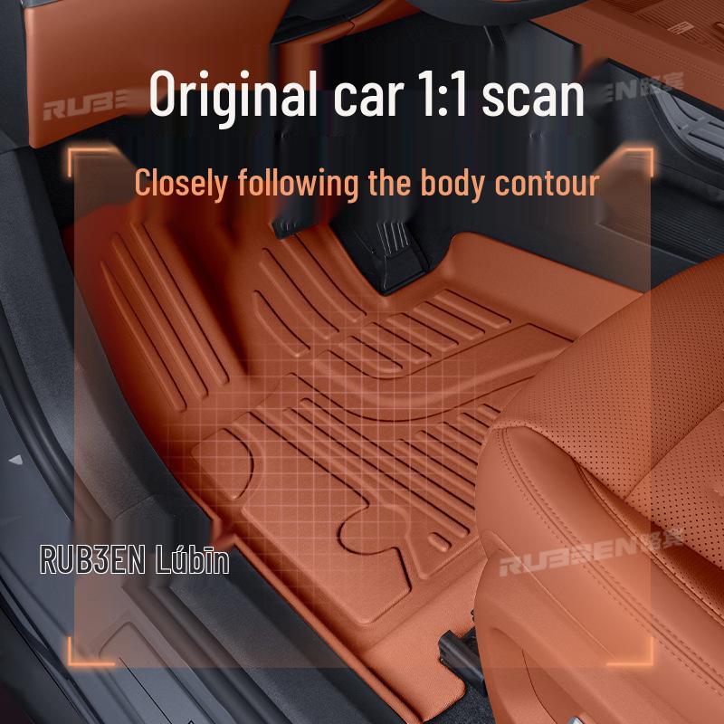 Shangjie H5 TPE Floor Mats: Custom Fit for 25 Models, Ideal for Car Modification and Decoration