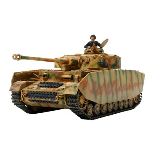 Tamiya 1/48 Military Miniature Series No. 84 German Army Panzer IV Ausf. H Late Production Plastic Model 32584