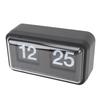 Retro Flip Clock Multifunctional Stylish Innovative Mechanical Flip Desk Clock with Clear Cover for