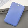 12 Color Plastic Card Cover Sleeve Bag ID Badge Case Bank Credit Card Badge Holder Wallet Pouch School Student Office Supplies