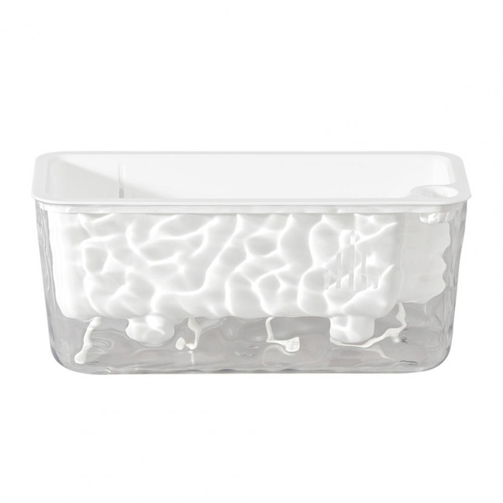 Self-watering Flowerpot Transparent Self Watering Planter Pot with Drainage Hole Reservoir Herb Flower Planting for Indoor