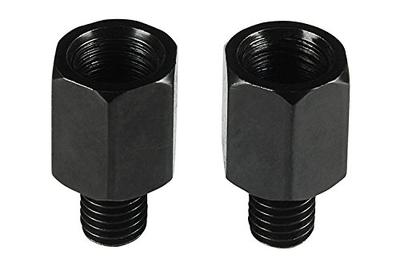 Bike Parts Center 602505602505 Universal Mirror Adapter, Left and Right Set, Black