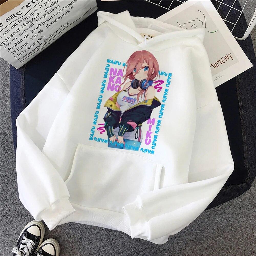 The Quintessential Quintuplets hettegensere dame sweat y2k y2k estetisk 90-talls langermet topp treningsdress dame gotiske klær Unisex
