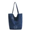 New Casual Denim Lightweight Tote Bag for Students To Commute In Class Versatile Large-capacity Messenger Bag for Women