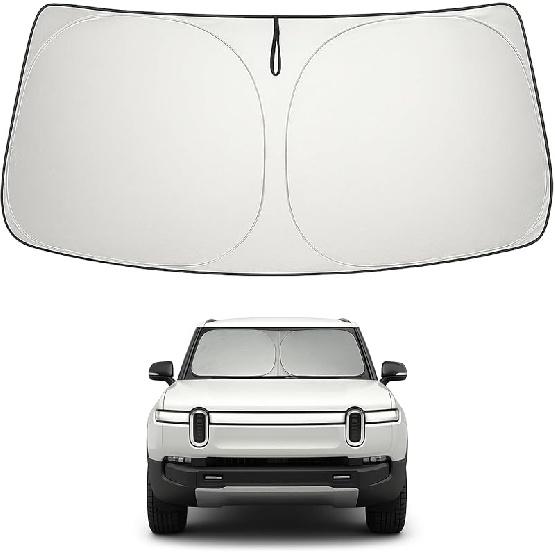 Proadsy 2025 Upgrade Front Windshield Sun Shade Foldable RAV4 Sunshade Protector Fit -2025 RAV-4 SUV Crossover, TRD Off-Road, LE XLE Premium Limited