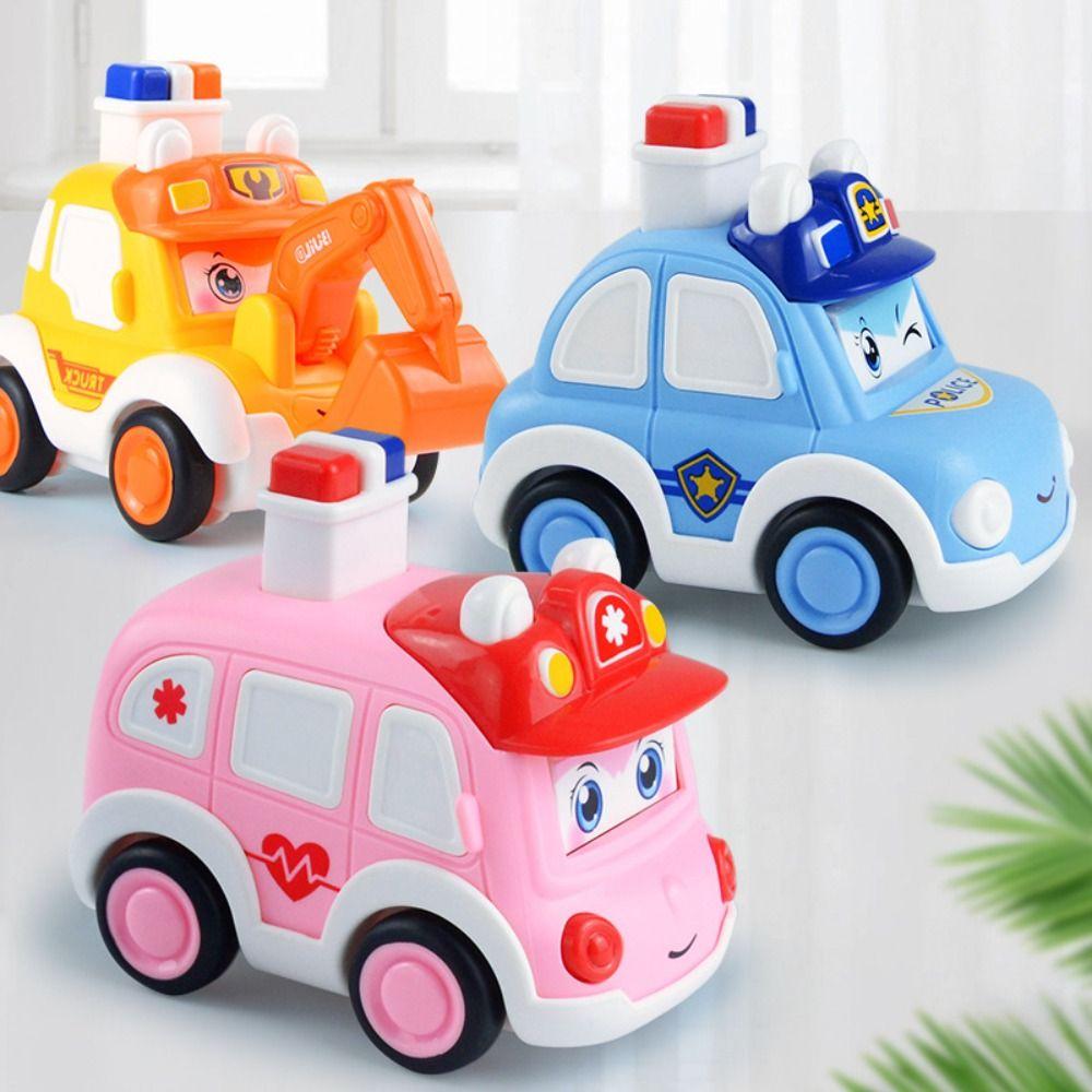 

Vehicle Press and Go Car Toy Fire Truck Wind-up Cars Toys Funny Push and Go Cars Home Decor