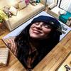 Billie Eilish Benutzerdefinierter Namens-Teppich für Wohnzimmer, Schlafzimmer, Zuhause, Sofadekoration, Rutschfeste Bodenmatte für Kinder