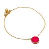 Pink Botswana Druzy Gemstone 925 Sterling Silver Jewelry Necklace 20" GK-7558