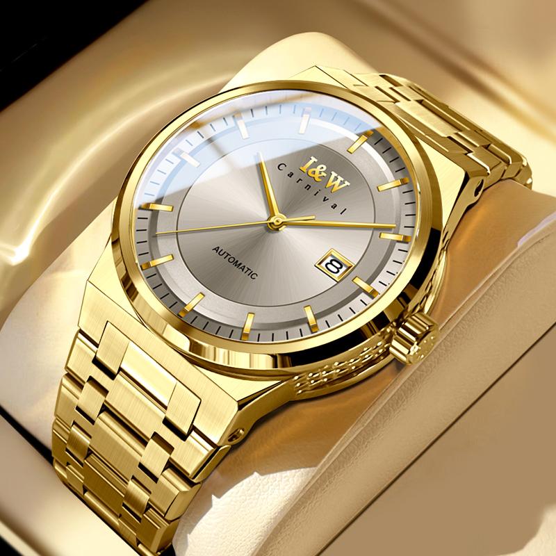 IW Mens Watches Top Brand Luxury Waterproof Automatic Mechanical Clock Male Steel Strap Casual MIYOTA Movement Watch Men