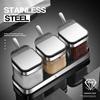 Chui Shan Hai 304 Stainless Steel 2-Piece Seasoning Jar Set