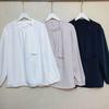 Orders Exported To Japan Tail Goods Asymmetric Ribbon Long Sleeve Pullover Chiffon Shirts Women Bottoming Shirt Ol Commuting Top Spring and Autumn
