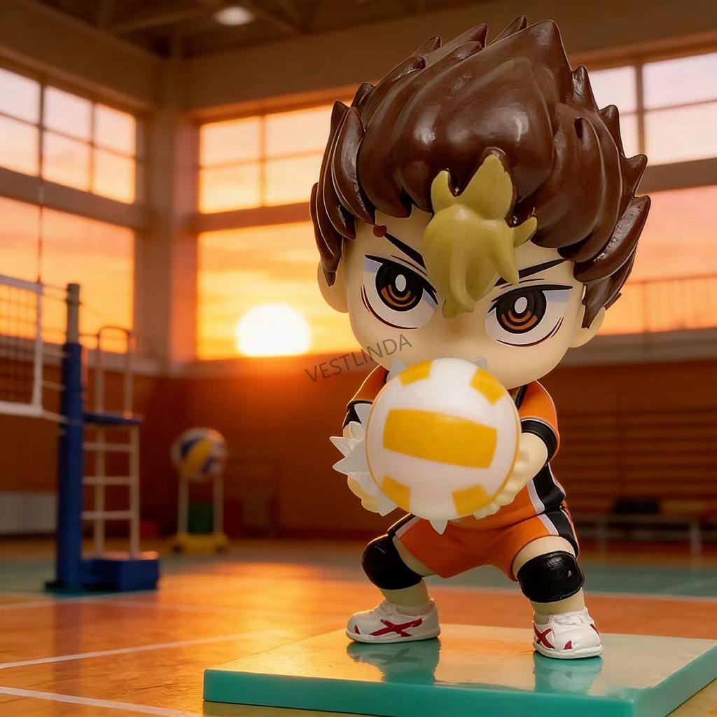 Volleyball Junior Model Decoration Cute Q Version Anime PVC Doll Classic Anime Characters Trendy Collectibles Christmas Toy Gift