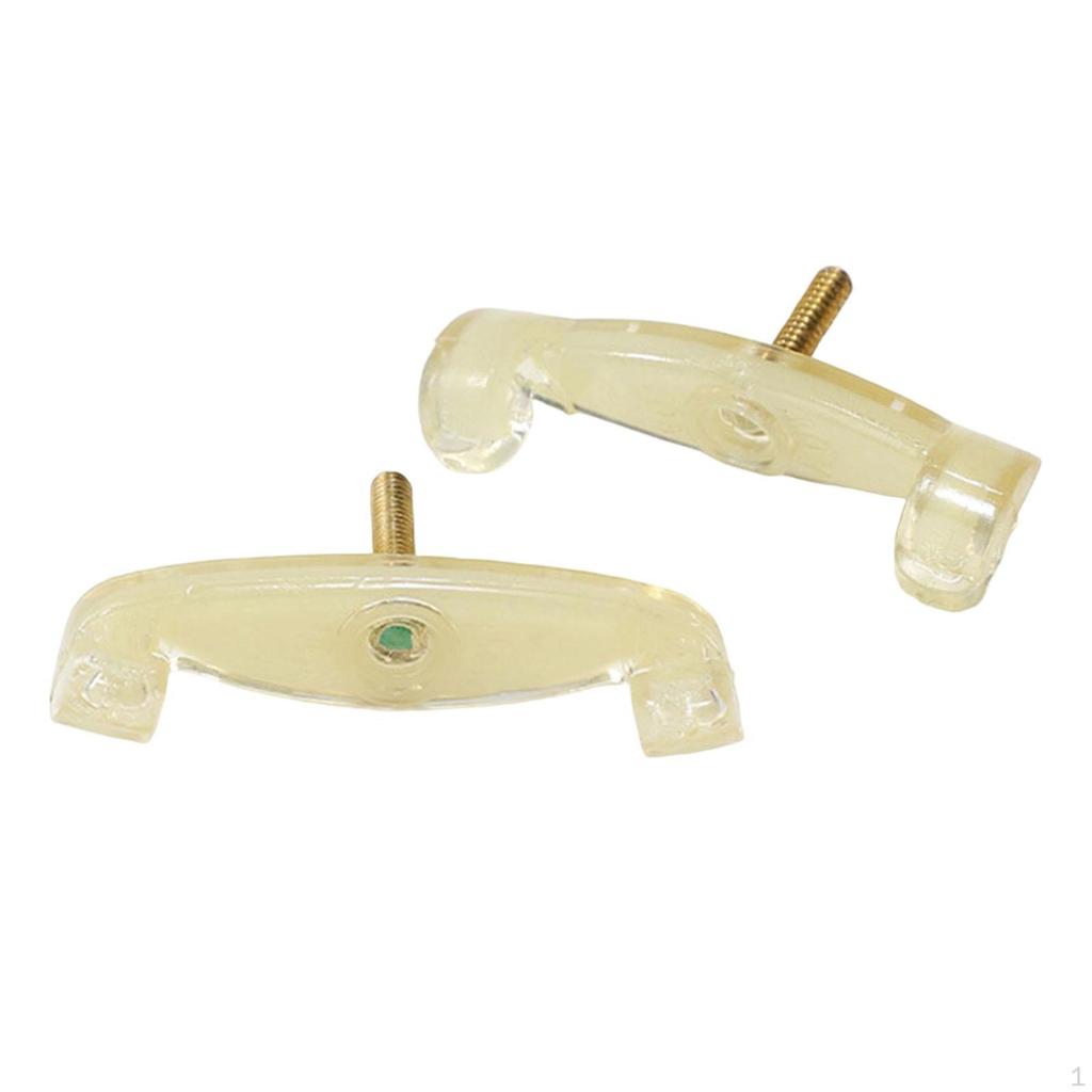 Violin Shoulder Rest Feet Repair Parts Anti Slip Rubber Compact Easy To Install Universal Musical