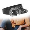 Elegant PU Belt With Star Embellishments Trendy Soft Belt With Adjustable  Accessory for Dress or Jeans