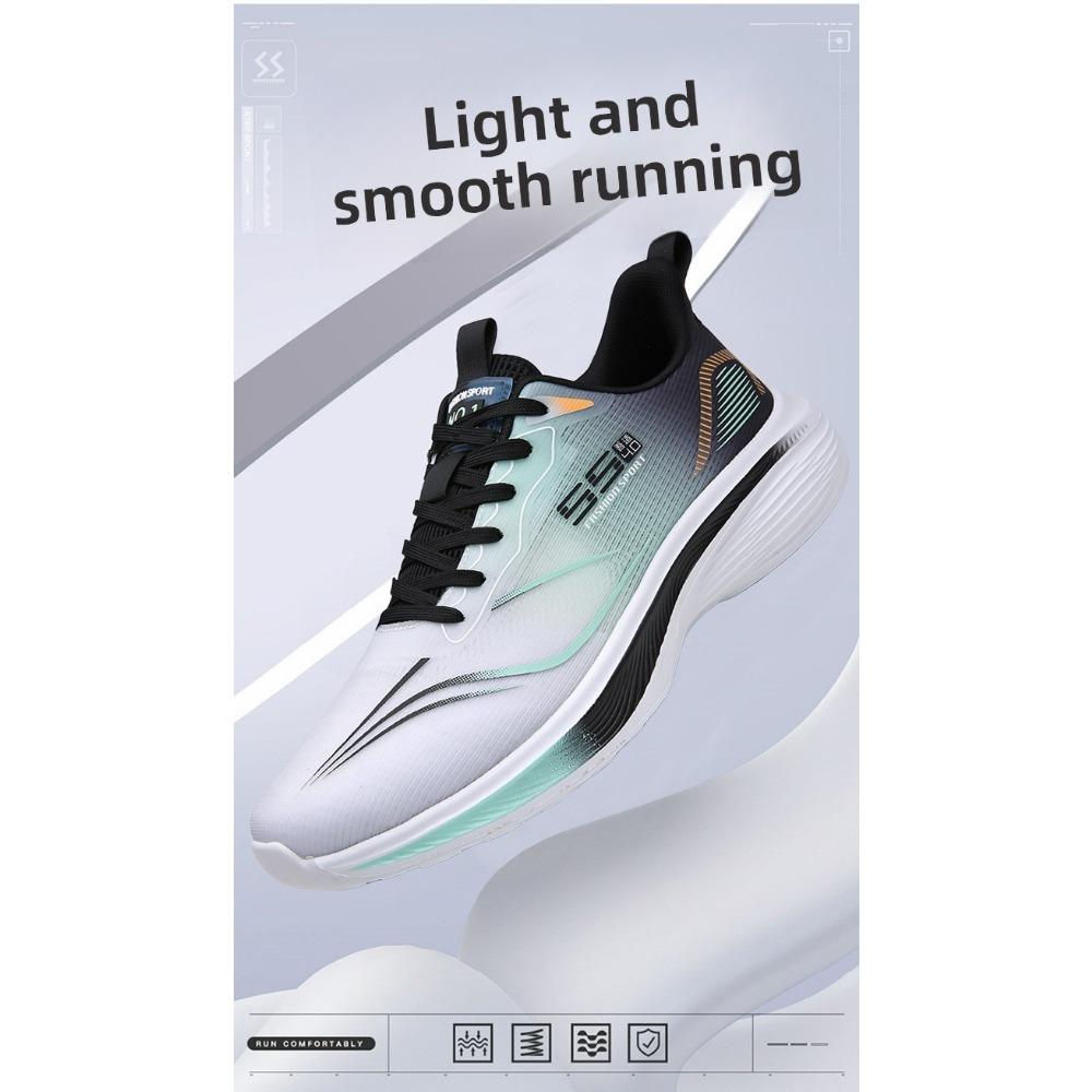 Men's and Women's Ultra Light Running Shoes, Anti Odor Shoes, Breathable Dynamic Shoes, Shock-absorbing Lightweight Casual Running Shoes