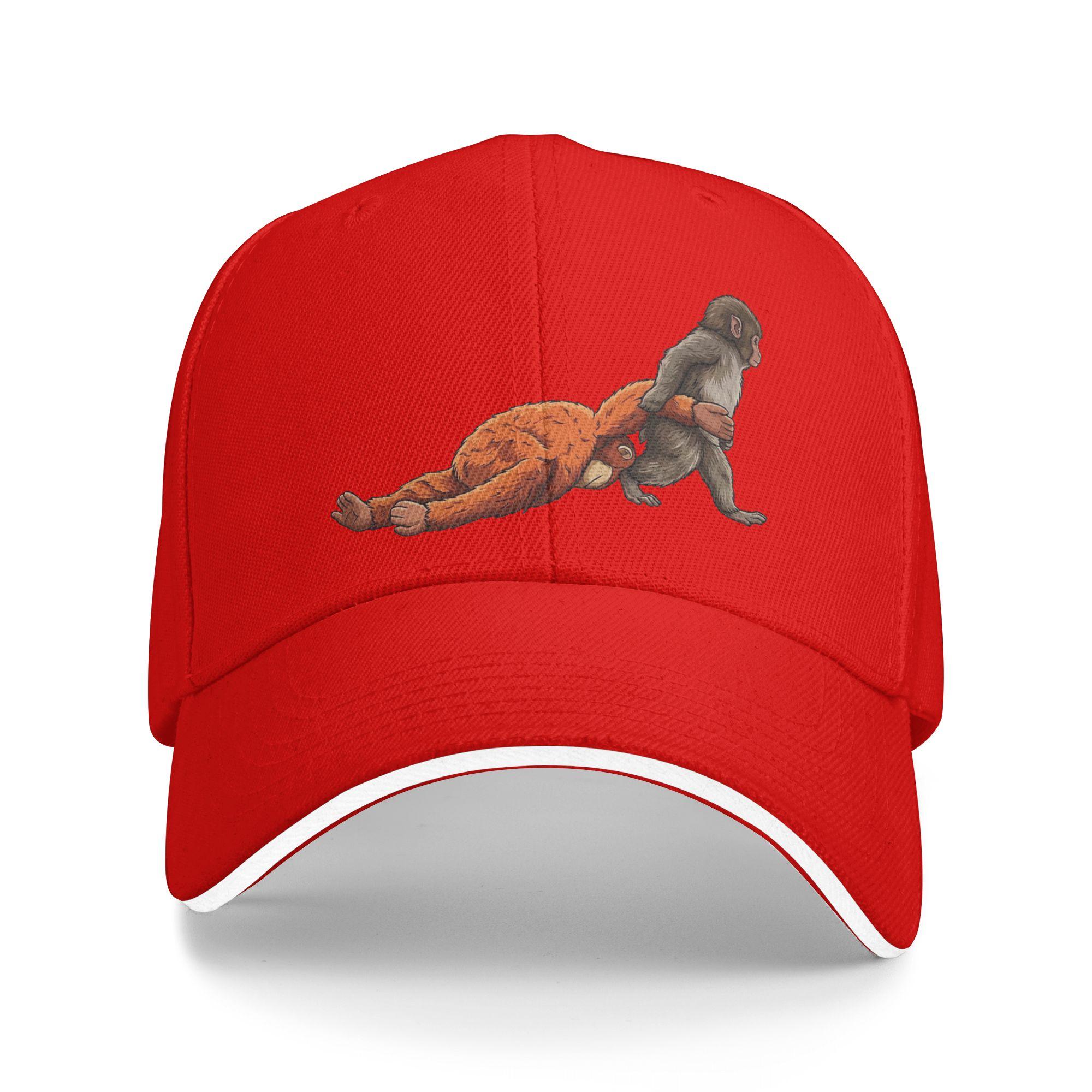 

WoUnisex Unisex Punch Monkey Outdoor Hat Panchi Adjustable Cap New Baseball Cap Snapback Hats One Size