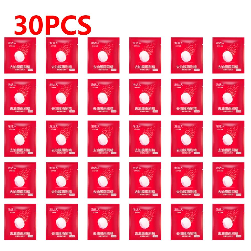 100PCS Limpador Sólido Limpador de Pára-brisas de Carro Comprimido Efervescente Limpador Automático de Vidro Comprimidos Concentrados de Limpeza Sólida Detergente