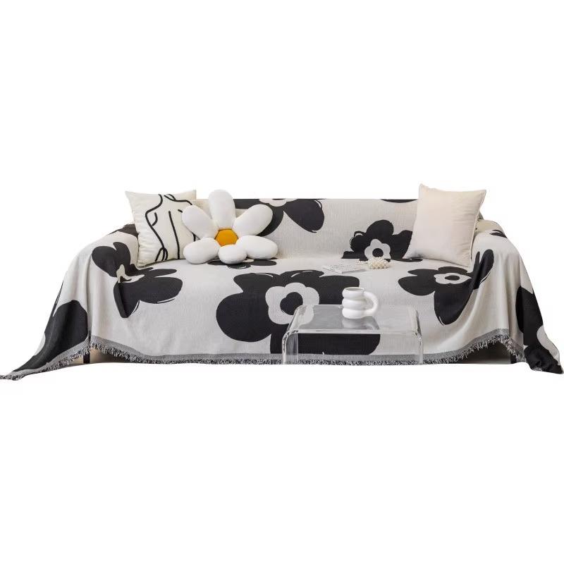 Chenille Sofa Cover Cloth Ins Style Full Cover Sofa Cover Four Seasons Universal Anti-Scratching Sofa Cover All Inclusive Cover Blanket