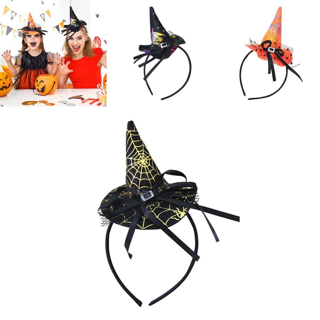 High-quality Witch Hat Headband For Cosplay And Halloween Prop Wizard Party