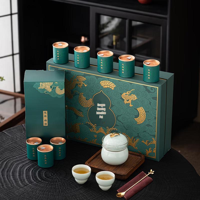 Dragon s Blessing Ceramic Tea Set Gift Box