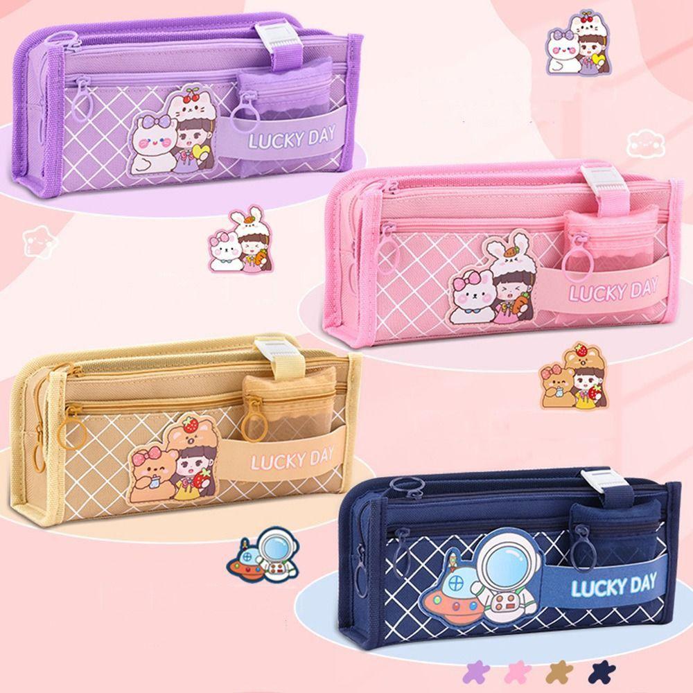 

Красочный пенал, холст, стационарный органайзер для хранения, многофункциональный держатель для карандашей