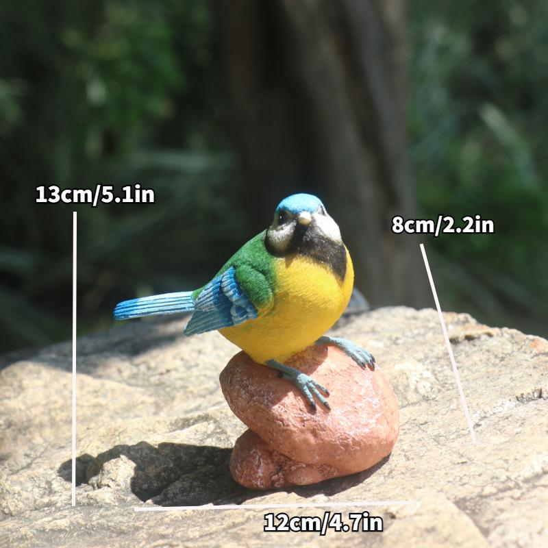 Charming Resin Bird Figurines for Home and Garden Decor