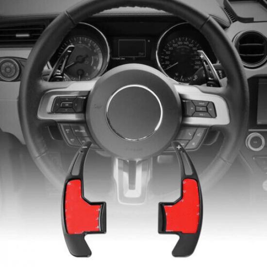Aluminum Steering Wheel Shift Paddle Shifter Extension for 2015+ Ford Mustang