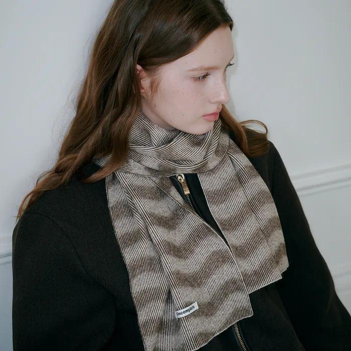 Moire Wave Muffler (2 Colors)