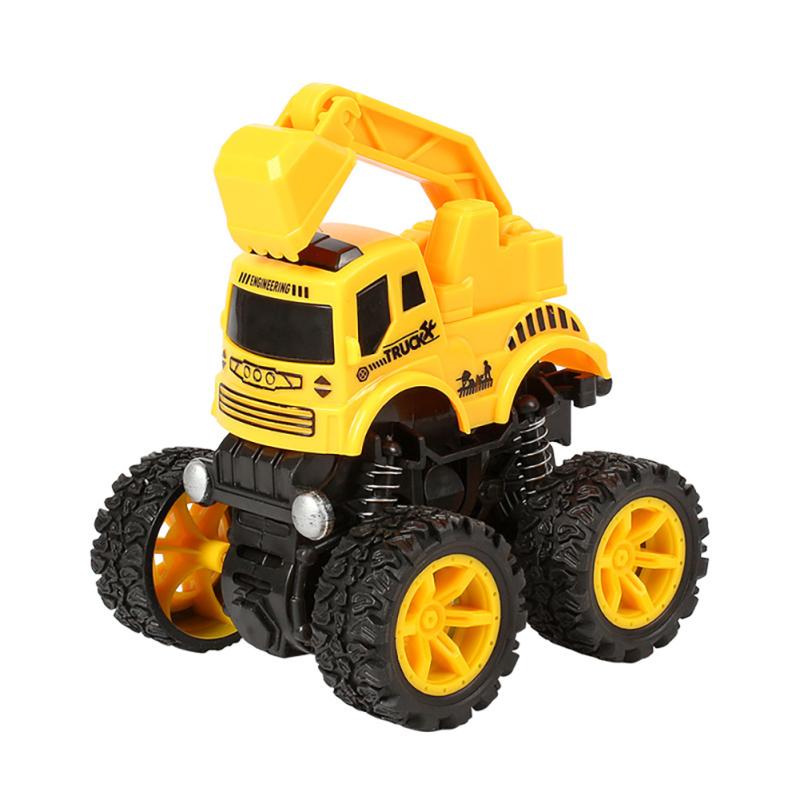 Children Inertial Stunt Car 4wd Off-road Vehicle Military Car Fire Truck Engineering Car Model Toys