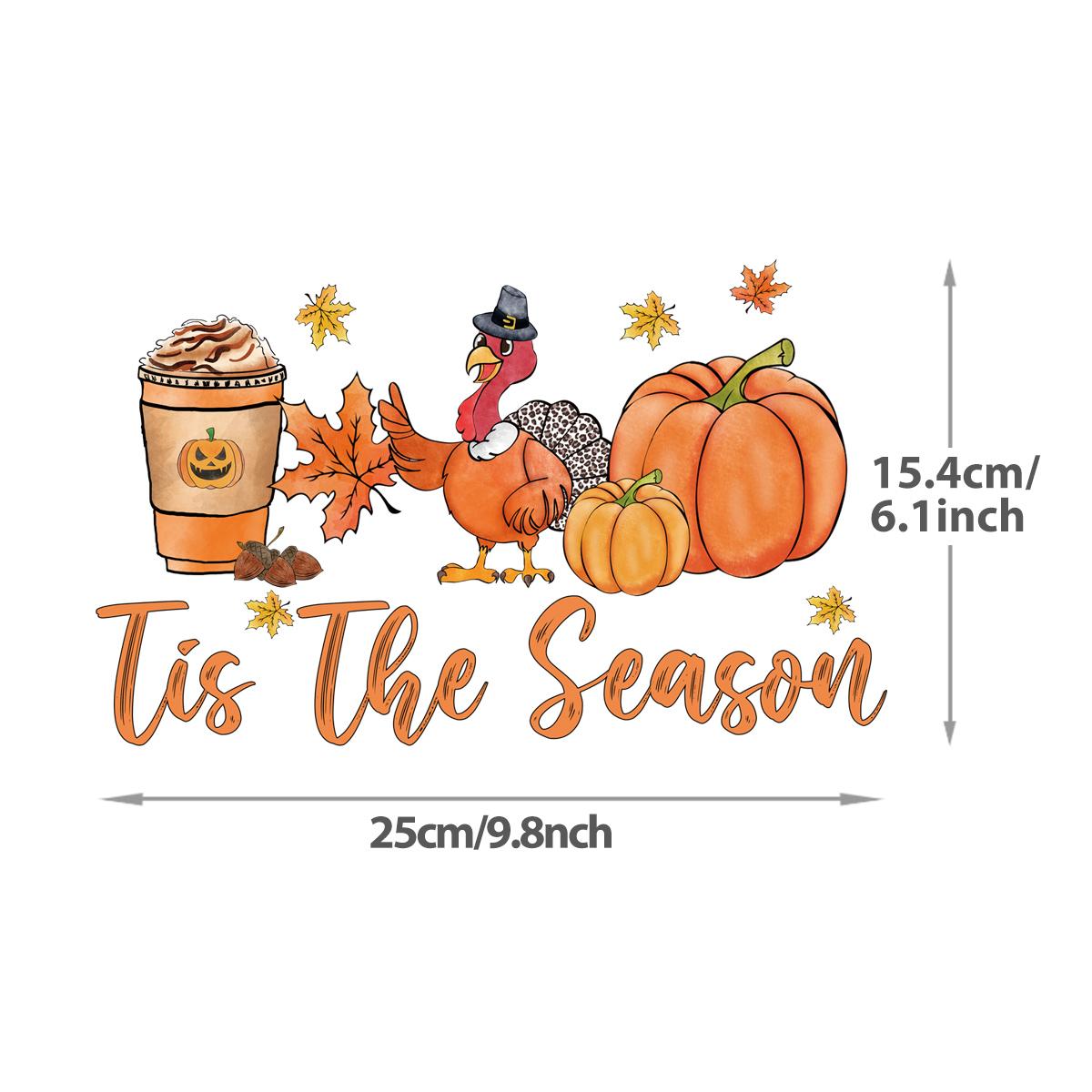 

Осенний сезон термонаклейка Толстовка и шапка Сделай сам Термонаклейка Наклейка на футболку Наклейка На одежду Наклейка на одежду