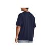 Under Armour Split Logo Print Loose Training T-Shirt Men Tops Dark-Blue 1379557-410
