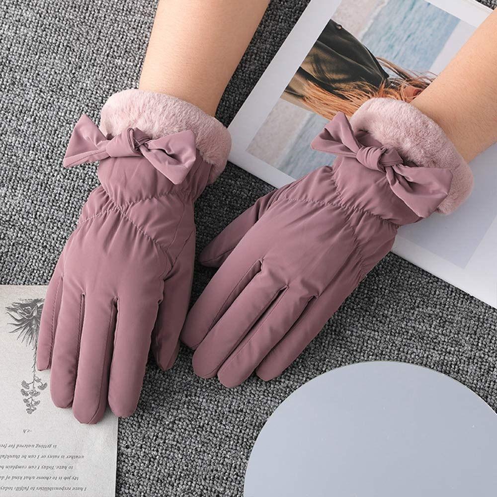 Touch Screen Windproof Cold Gloves Fleece Cold Weather Gloves  Riding Skiing Motorcycle