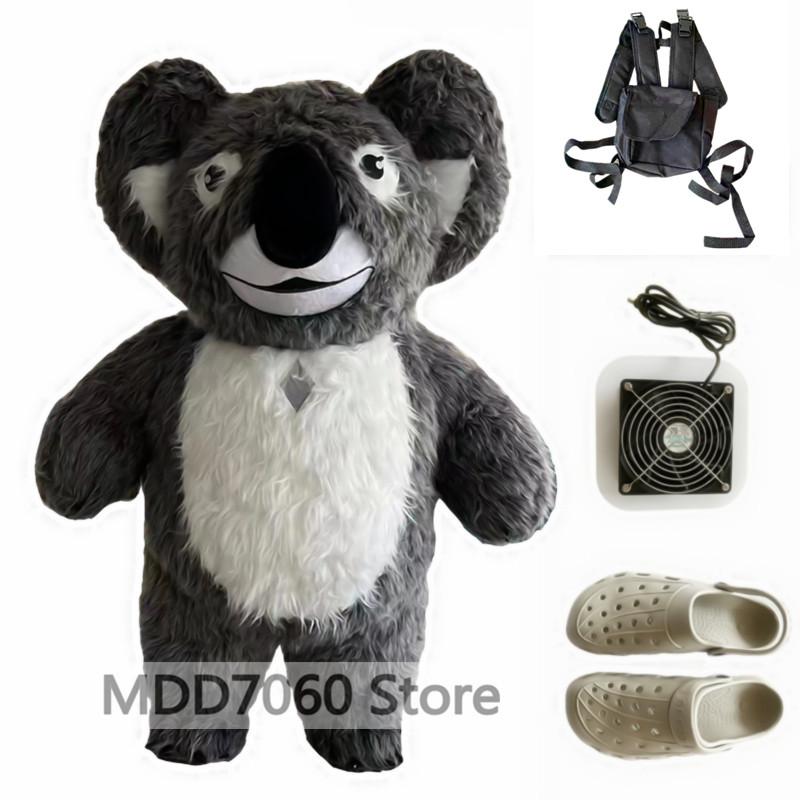 Inflatable Giant Panda Costume Funny Plush Mascot Suit For Street Party Role Play Cosplay