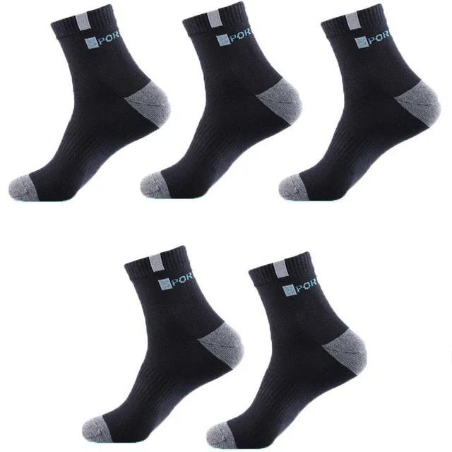 5Pairs Men Cotton Socks Autumn Winter Men Socks Breathable Cotton Sports Socks Breathable Business Socks Size EU39-45
