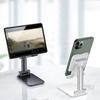Adjustable Foldable Phone Stand Portable Desktop Holder for Tablets Smartphones Non-Slip Scratch-Proof Phone Mount for Video Calls Streaming Travel