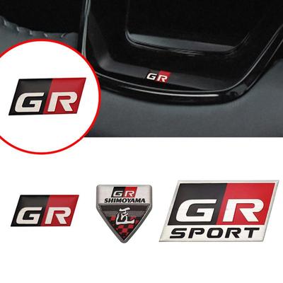 Decalcomanie per badge emblema con etichettatura in metallo con logo adesivo per auto