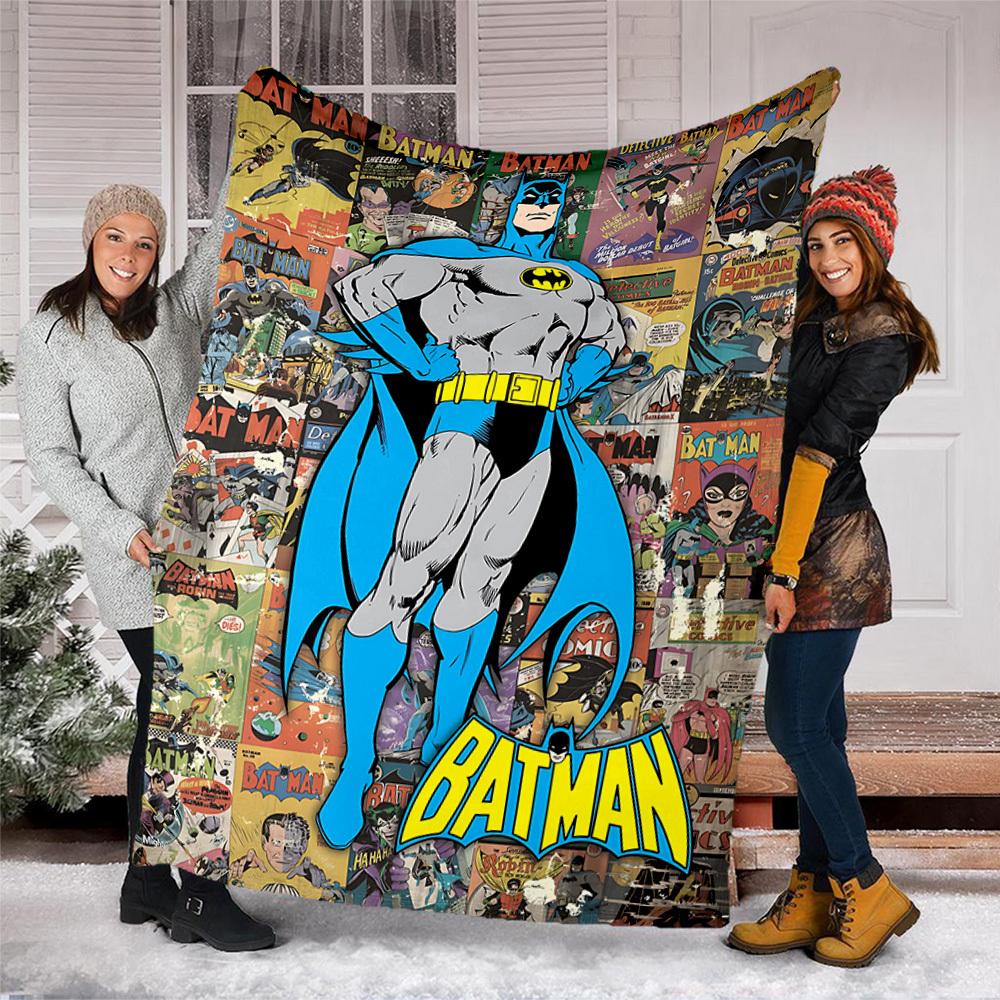 1 Stück Batman Comics Outdoor Flanell Überwurfdecke Weich, Leicht & Warm