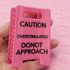 Funny Hair Claw Clip Overstimulated Sign Design Hairpin Fashion Hair Accessory for Long Time Wear Various Occasion