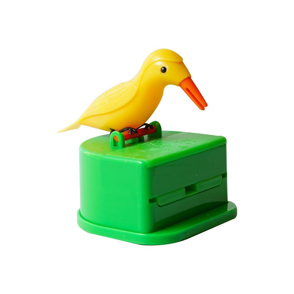 Small Bird Toothpick Container Automatic Toothpick Dispenser Toothpick Holder Home Decoration Kitchen Accessories