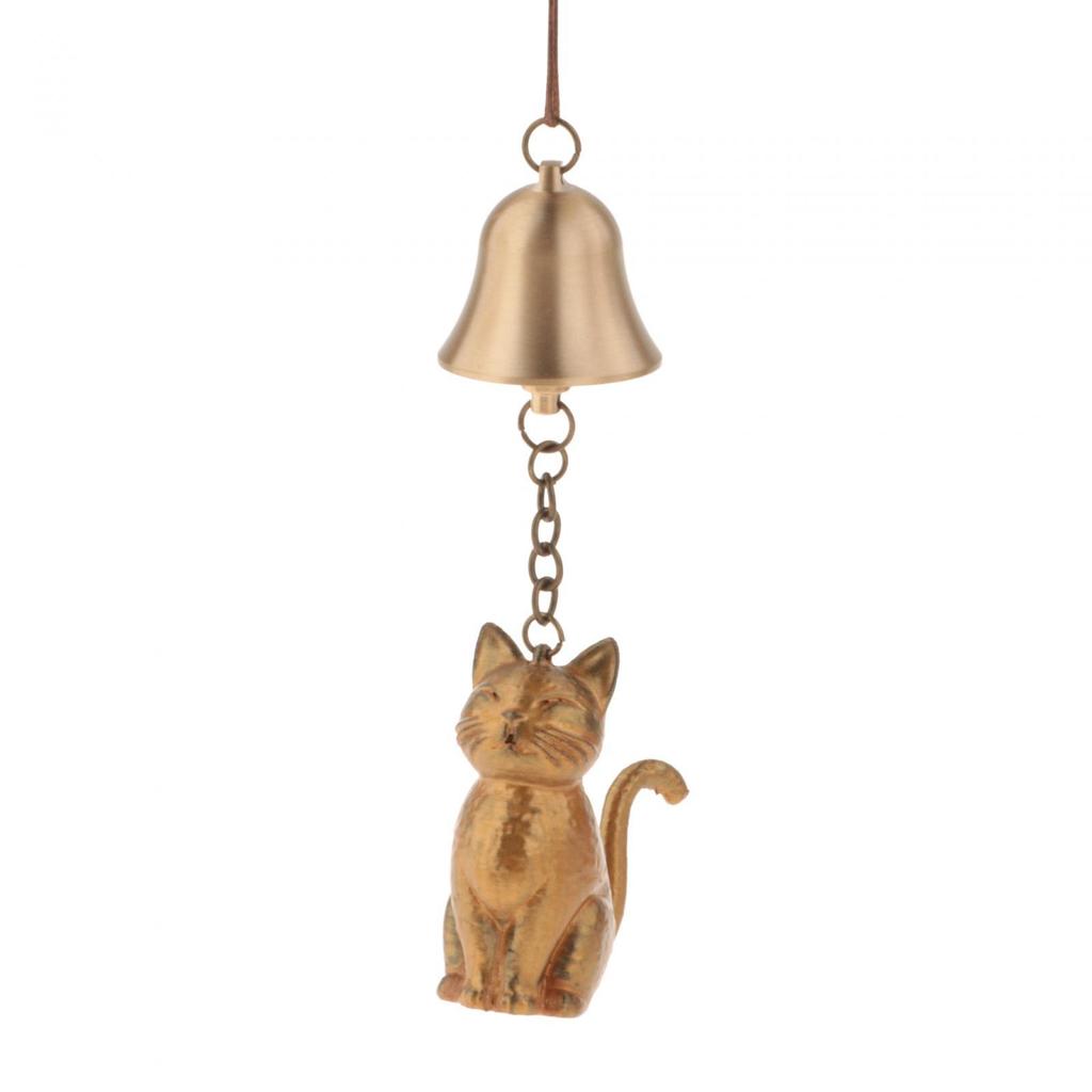 Katzen-Gedenk-Windspiel Retro Hängendes Ornament für Garten Hof Balkon