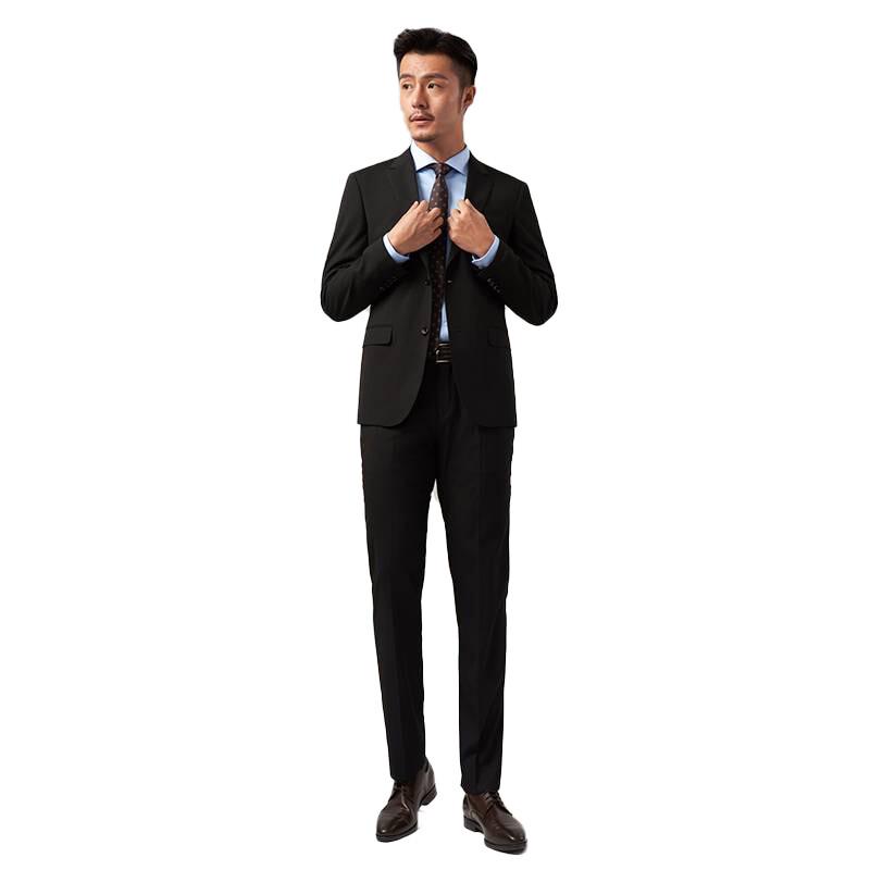 

Men s Four Seasons Business Wool Blend Suit Set