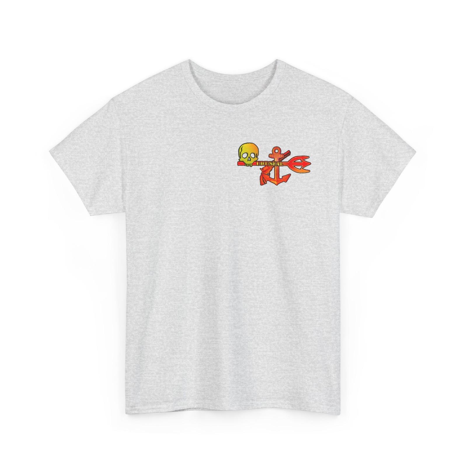

U.S. Navy UDT SEAL Tee, Colorful Skull, Trident, USN, Special Ops, USA, Military S разноцветный