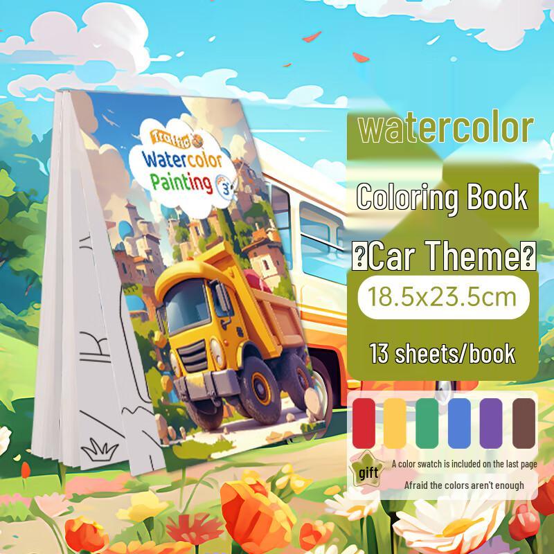 Children s Portable Water Painting Coloring Book